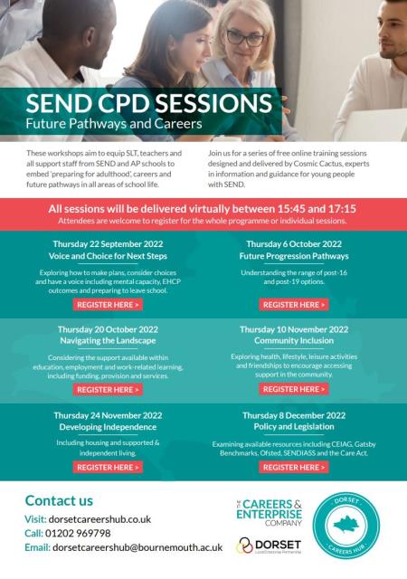 SEND Pathways and Careers CPD | Dorset Careers Hub